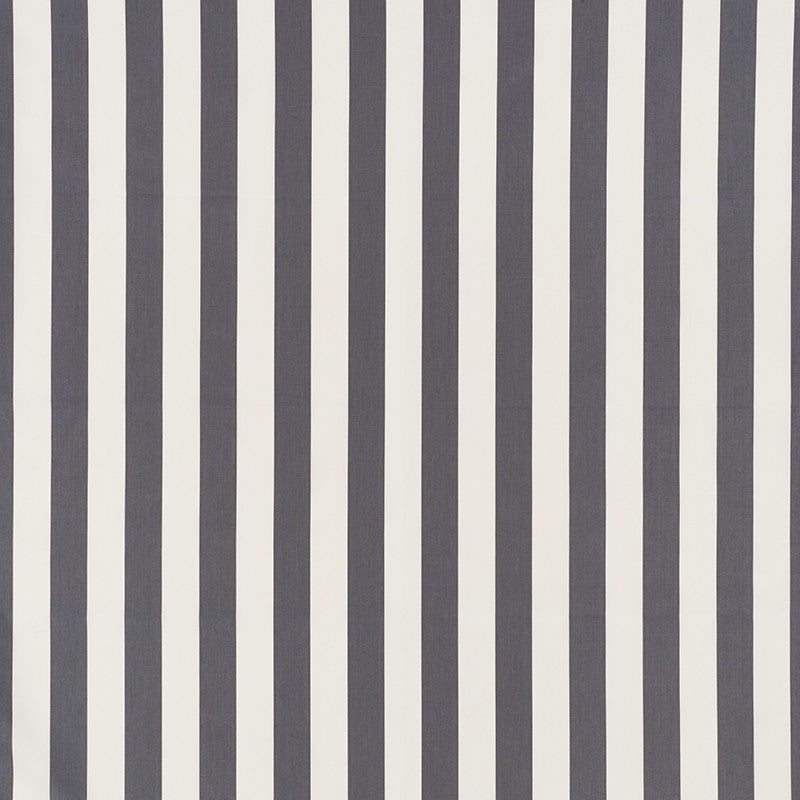 James Stripe Charcoal 71350 by Schumacher Designer Fabric Essentials-Classic-Stripes 100% Cotton - Horizontal: 4.5 and Vertical: - 55 - Swanky Fabrics -