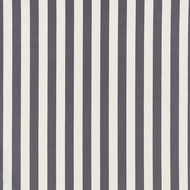 James Stripe Charcoal 71350 by Schumacher Designer Fabric ESSENTIALS: CLASSIC STRIPES See Sample INDIA - </p><p>Repeat: Horizontal: 4 1/2" (12CM) and Vertical: - 55" (140CM) - Swanky Fabrics -