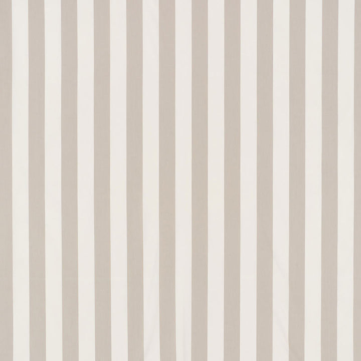 James Stripe Taupe 71352 by Schumacher Designer Fabric ESSENTIALS: CLASSIC STRIPES COTTON 100% INDIA </p><p>Repeat: Horizontal: 4 1/2" (12CM) and Vertical: 55 - Swanky Fabrics -