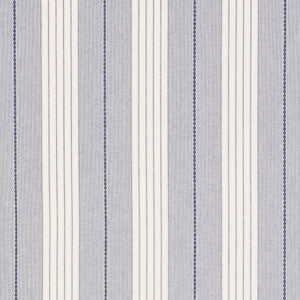 Audrey Stripe Navy 71370 by Schumacher Fabric