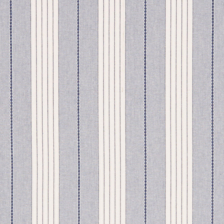 Audrey Stripe Navy 71370 by Schumacher Fabric ESSENTIALS: STRIPES II COTTON 100% INDIA </p><p>Repeat: Horizontal: 4 3/4" (12CM) and Vertical: 54 - Fabric Carolina -