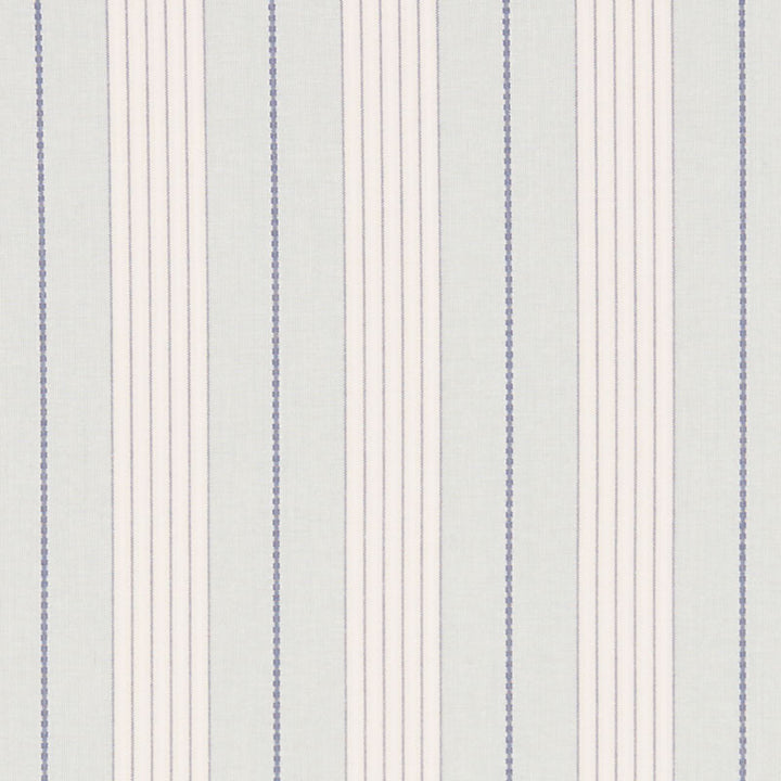Audrey Stripe Sky 71371 by Schumacher Fabric ESSENTIALS: STRIPES II See Sample INDIA - </p><p>Repeat: Horizontal: 4 3/4" (12CM) and Vertical: - 54" (137 CM) - Fabric Carolina -