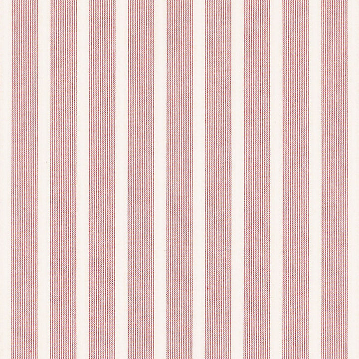 Jean Stripe Red 71382 by Schumacher Fabric ESSENTIALS: STRIPES II COTTON 100% INDIA </p><p>Repeat: Horizontal: 1" (3CM) and Vertical: 54 - Fabric Carolina -