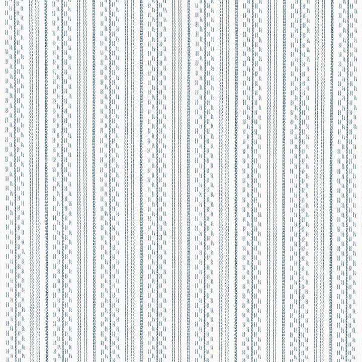 Jack Stripe Sky 71410 by Schumacher Fabric Essentials-Stripes-Ii 100% Cotton - Horizontal: 1.125 and Vertical: - 53 - Fabric Carolina -