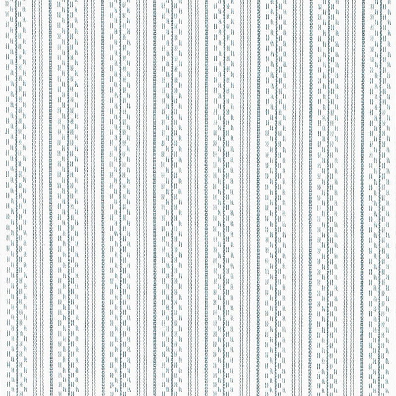 Jack Stripe Sky 71410 by Schumacher Fabric ESSENTIALS: STRIPES II COTTON 100% INDIA </p><p>Repeat: Horizontal: 1 1/8" (3CM) and Vertical: 53 - Fabric Carolina -