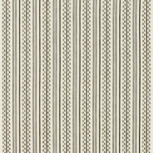 Jack Stripe Black 71414 by Schumacher Fabric