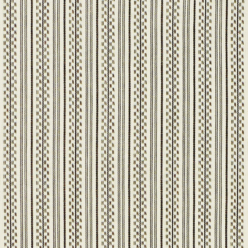 Jack Stripe Black 71414 by Schumacher Fabric ESSENTIALS: STRIPES II See Sample INDIA - </p><p>Repeat: Horizontal: 1 1/8" (3CM) and Vertical: - 53" (135CM) - Fabric Carolina -