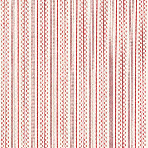 Jack Stripe Red 71415 by Schumacher Fabric