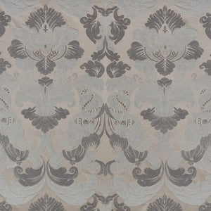 Molveno Damasco Pewter 71470 by Schumacher Fabric