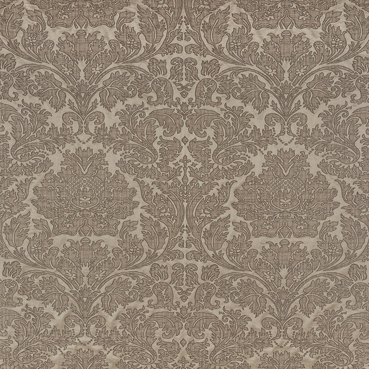 Belice Damasco Pewter 71481 by Schumacher Fabric Damasco 60% Linen, 24% Wool, 16% Silk - Horizontal: 27.25 and Vertical: 28 54.75 - Fabric Carolina -