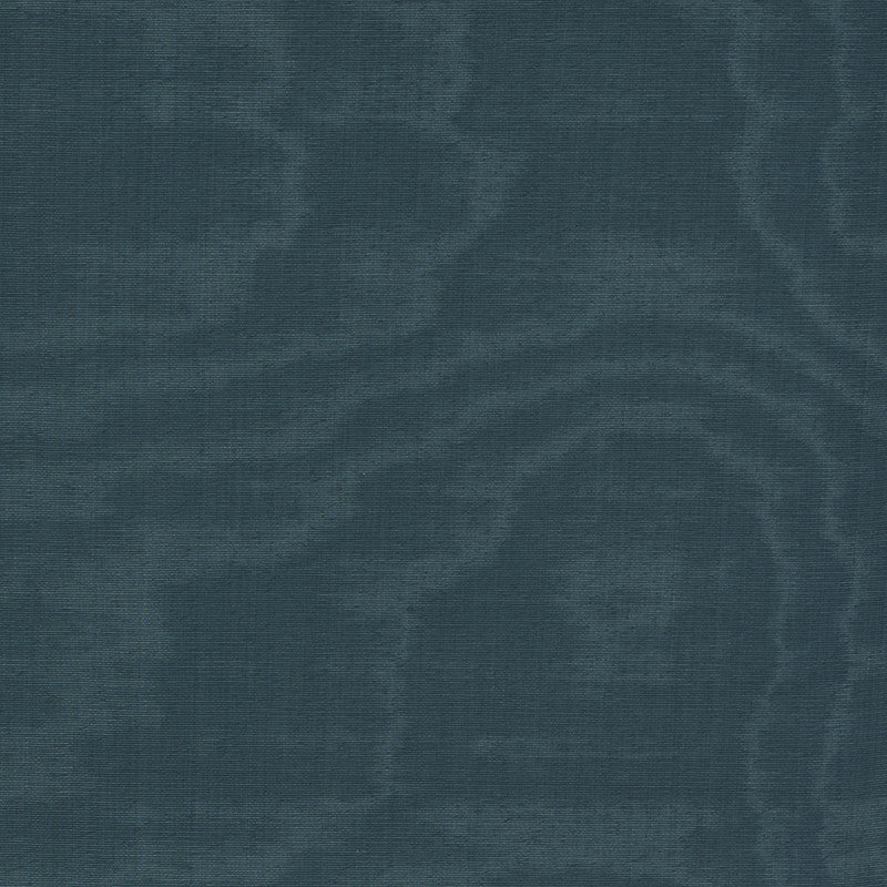 Luna Moire Aegean 71673 by Schumacher Fabric Caravanne 100% Cotton - Horizontal: - and Vertical: - 54 - Fabric Carolina -