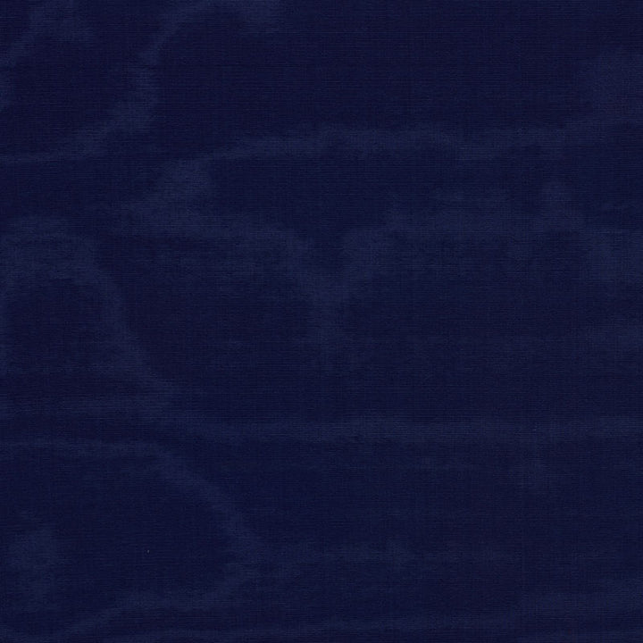 Luna Moire Marine 71674 by Schumacher Fabric CARAVANNE COTTON 100% INDIA </p><p>Repeat: Horizontal: and Vertical: 54 - Fabric Carolina -