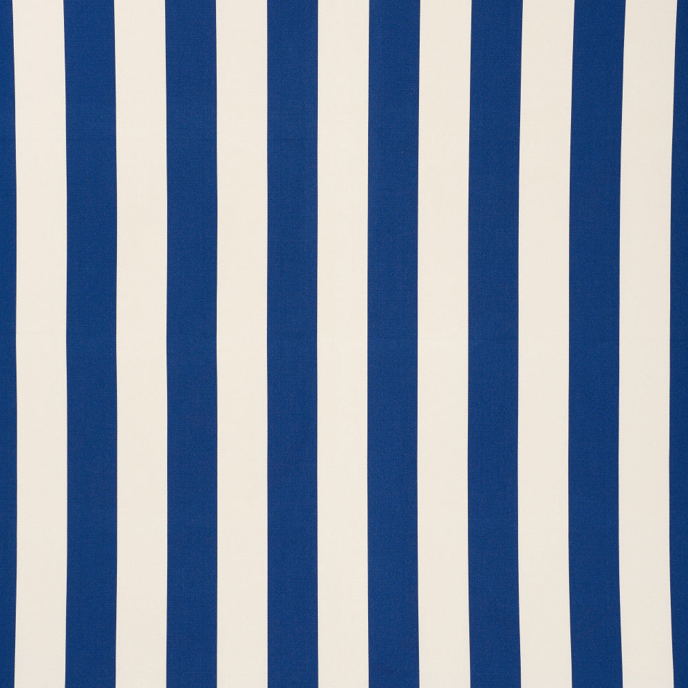 Cabana Stripe Indigo 71750 by Schumacher Fabric ESSENTIALS: INDOOR/OUTDOOR PRINTS & WOVENS See Sample UNITED STATES OF AMERICA - </p><p>Repeat: Horizontal: 7" (18CM) and Vertical: - 57 3/4" (147CM) - Fabric Carolina -