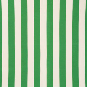 Cabana Stripe Green 71751 by Schumacher Fabric