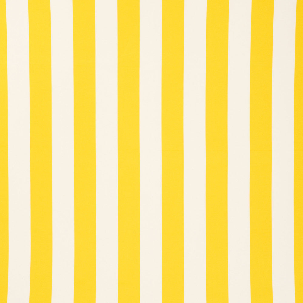 Cabana Stripe Yellow 71752 by Schumacher Fabric ESSENTIALS: INDOOR/OUTDOOR PRINTS & WOVENS HIGH UV POLYESTER 100% UNITED STATES OF AMERICA WYZENBEEK 100,000 </p><p>Repeat: Horizontal: 7" (18CM) and Vertical: 57.75 - Fabric Carolina -