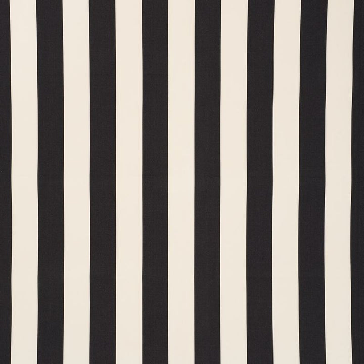 Cabana Stripe Black 71756 by Schumacher Fabric Indooroutdoor-Prints-Wovens 100% High Wyzenbeek 100,000 Horizontal: 7 and Vertical: - 57.75 - Fabric Carolina -