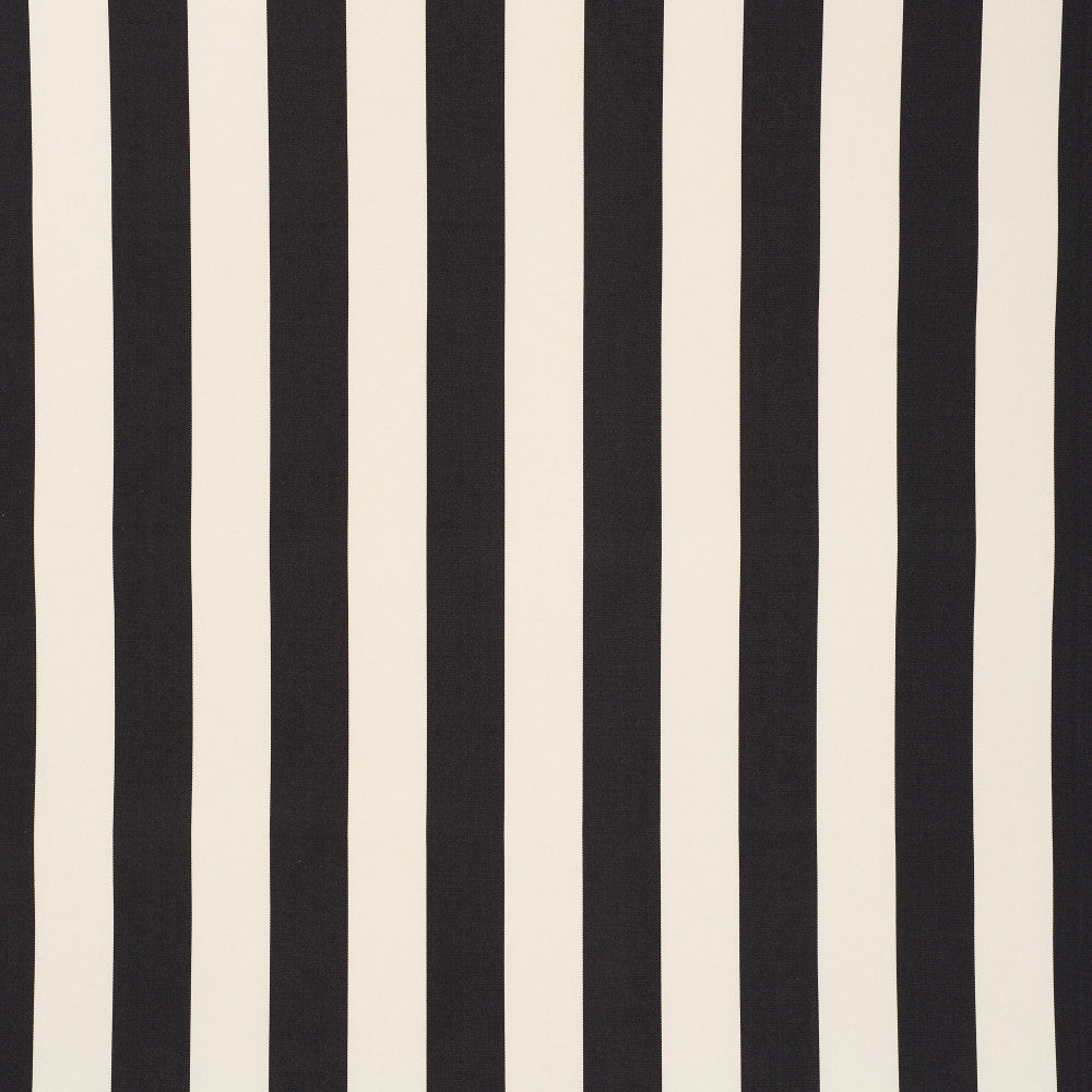 Cabana Stripe Black 71756 by Schumacher Fabric ESSENTIALS: INDOOR/OUTDOOR PRINTS & WOVENS See Sample UNITED STATES OF AMERICA - </p><p>Repeat: Horizontal: 7" (18CM) and Vertical: - 57 3/4" (147CM) - Fabric Carolina -