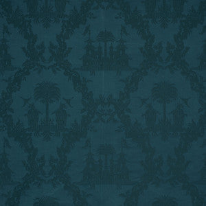 Chinoiserie Royale Peacock 71830 by Schumacher Fabric