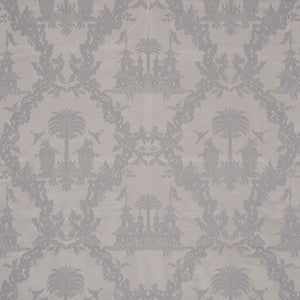 Chinoiserie Royale Platinum 71831 by Schumacher Fabric