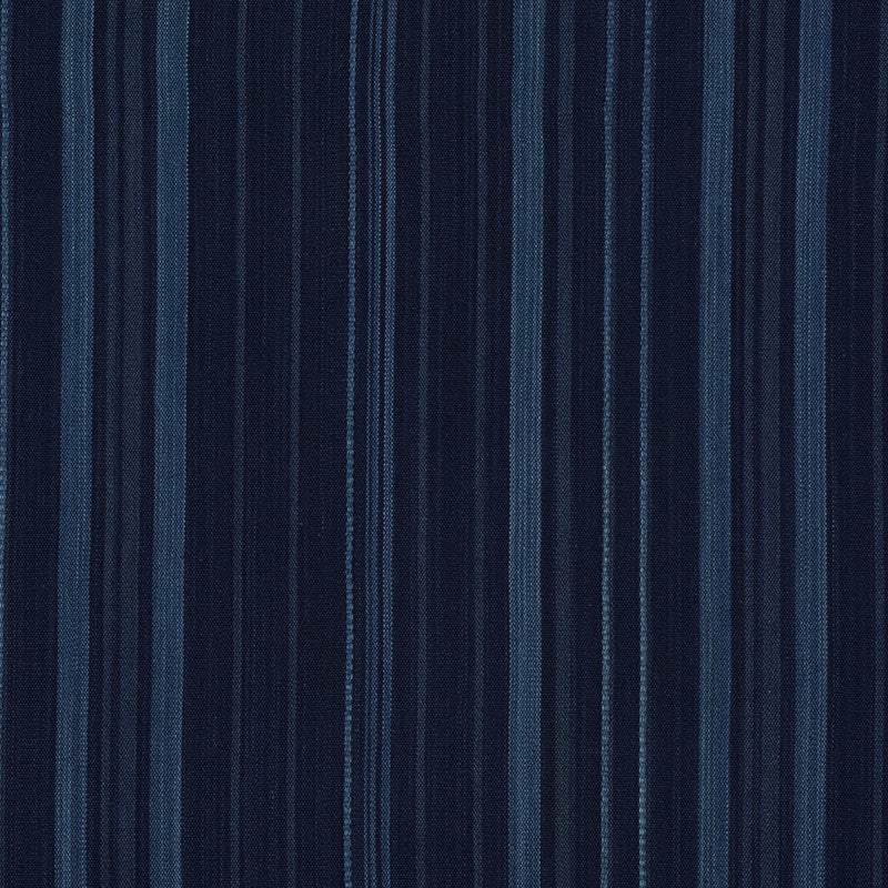 Cajamarca Stripe Indigo 71880 by Schumacher Fabric Caravanne 100% Cotton Martindale 20,000 Horizontal: 17.625 and Vertical: - 53 - Fabric Carolina -