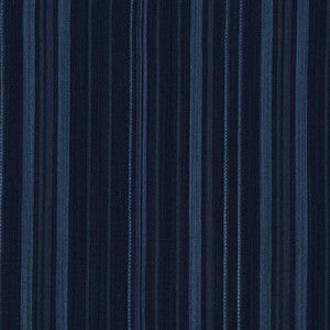 Cajamarca Stripe Indigo 71880 by Schumacher Fabric