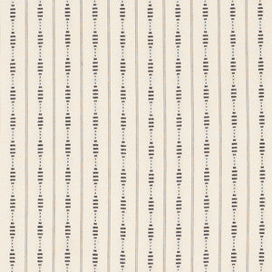 Rania Stripe Black 71900 by Schumacher Fabric