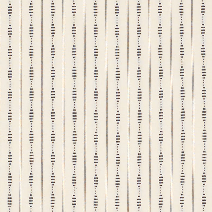 Rania Stripe Black 71900 by Schumacher Fabric CARAVANNE See Sample INDIA - </p><p>Repeat: Horizontal: 1 1/2" (4CM) and Vertical: 1 1/2" (4CM) 54" (137CM) - Fabric Carolina -
