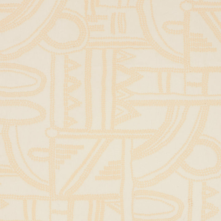 Nadia Matelasse Ivory 71920 by Schumacher Fabric Caravanne 100% Cotton - Horizontal: 26.5 and Vertical: 24.5 52.5 - Fabric Carolina -