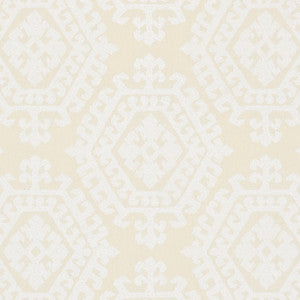 Omar Embroidery Ivory 71940 by Schumacher Fabric