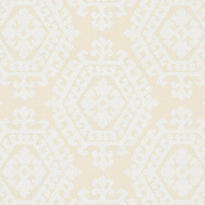 Omar Embroidery Ivory 71940 by Schumacher Fabric