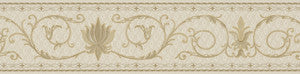 Brown Floral Trail Wallpaper by Lucky Day