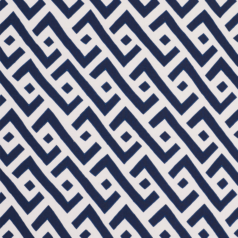 Safari Blue 72040 by Schumacher Fabric Miles-Redd 96% Linen, 4% Viscose - Horizontal: 26 and Vertical: 11.5 52 - Fabric Carolina -