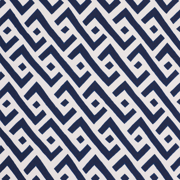 Safari Blue 72040 by Schumacher Fabric Miles-Redd 96% Linen, 4% Viscose - Horizontal: 26 and Vertical: 11.5 52 - Fabric Carolina -