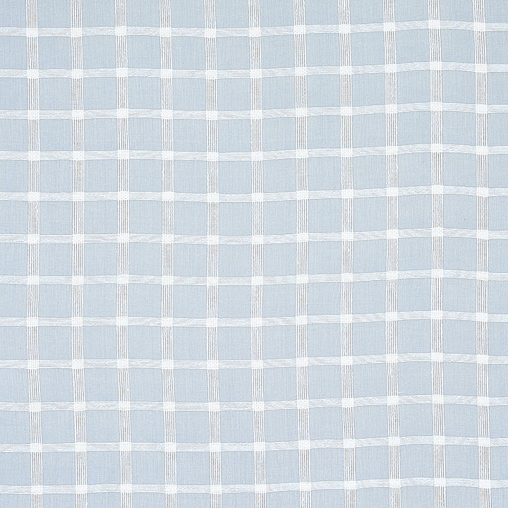 Pauline Check Casement Chambray 72074 by Schumacher Fabric RHAPSODY IN BLUE LINEN 100% INDIA </p><p>Repeat: Horizontal: 2" (5CM" and Vertical: 2" (5CM) 54 - Fabric Carolina -