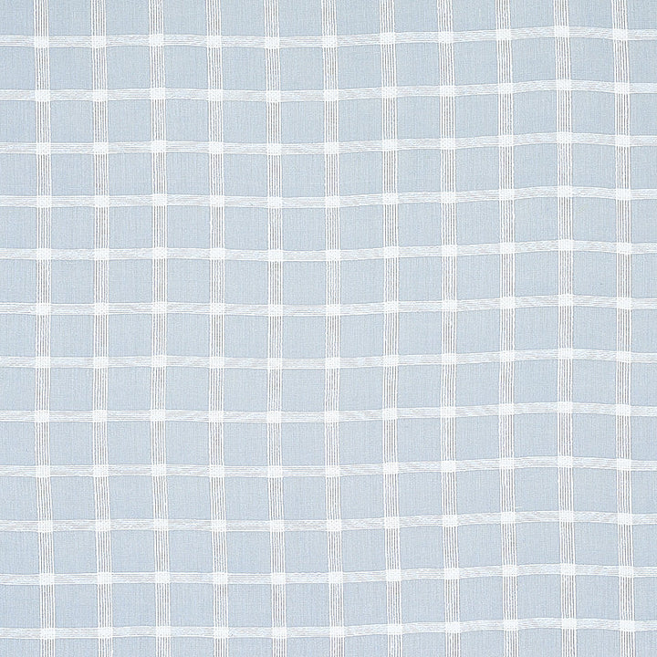 Pauline Check Casement Chambray 72074 by Schumacher Designer Fabric RHAPSODY IN BLUE LINEN 100% INDIA </p><p>Repeat: Horizontal: 2" (5CM" and Vertical: 2" (5CM) 54 - Swanky Fabrics -