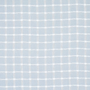 Pauline Check Casement Chambray 72074 by Schumacher Fabric