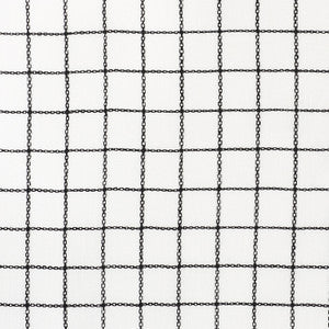 Agnes Sheer Blackwork 72082 by Schumacher Fabric