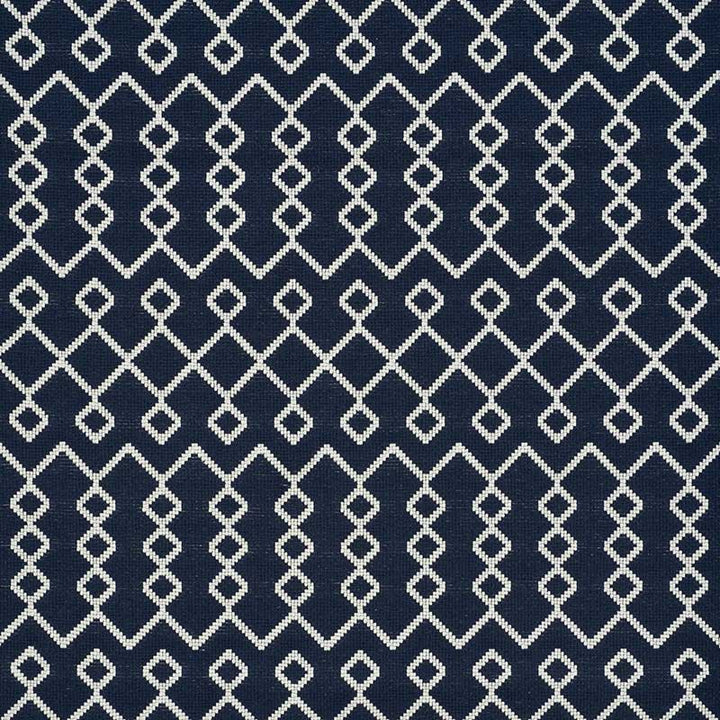 Bricolette Navy 72110 by Schumacher Fabric Essentials-Midscale-Upholstery-Fabrics 78% Cotton, 19% Polyester, 3% Nylon Wyzenbeek 30,000 Horizontal: 1.75 and Vertical: 9.5 54.5 - Fabric Carolina -