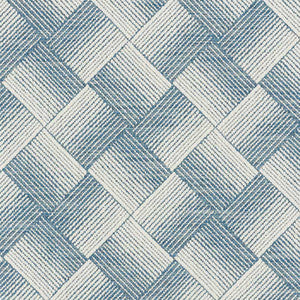 Ashberg Blue 72142 by Schumacher Fabric