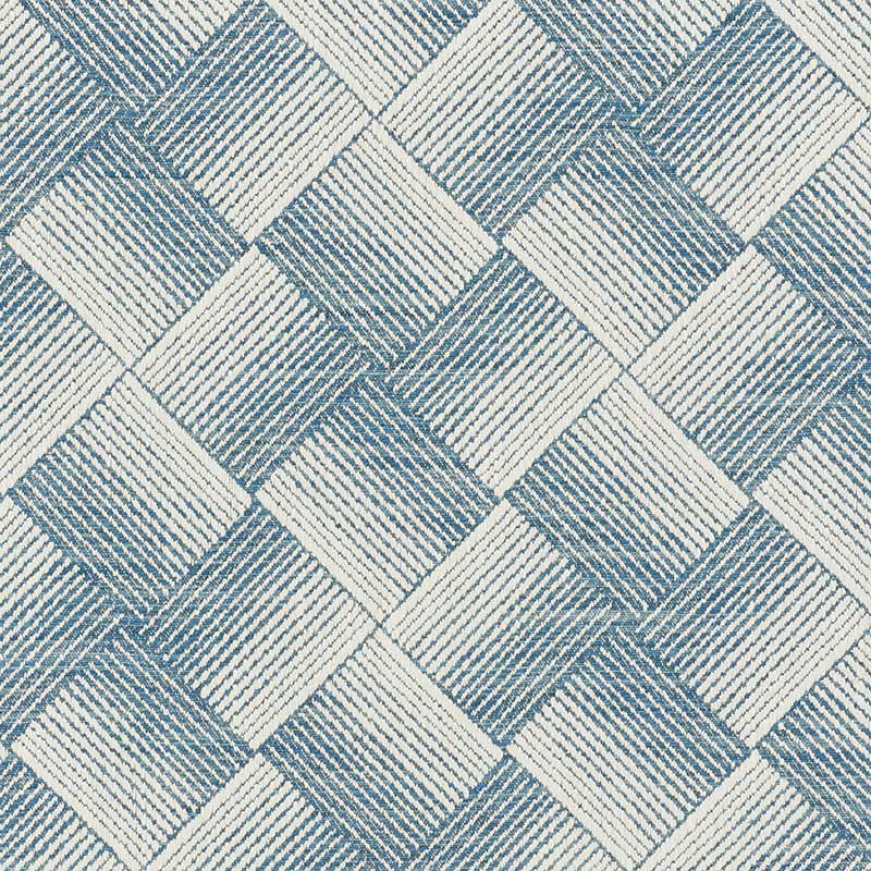 Ashberg Blue 72142 by Schumacher Designer Fabric ESSENTIALS: MID-SCALE UPHOLSTERY VISCOSE 46% LINEN 23% UNITED STATES OF AMERICA MARTINDALE 21,000 </p><p>Repeat: Horizontal: 6 3/4" (17CM) and Vertical: 7" (18CM) 55 - Swanky Fabrics -
