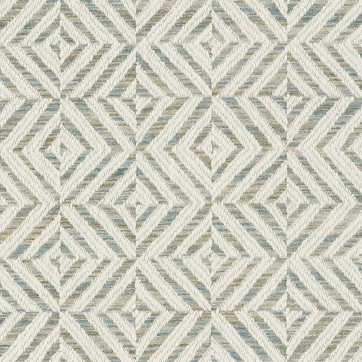 Jubilee Sky 72150 by Schumacher Fabric ESSENTIALS: MID-SCALE UPHOLSTERY VISCOSE 49% COTTON 25% UNITED STATES OF AMERICA MARTINDALE 23,000 </p><p>Repeat: Horizontal: 2 3/8" (6CM) and Vertical: 3 1/2" (9CM) 55 - Fabric Carolina -