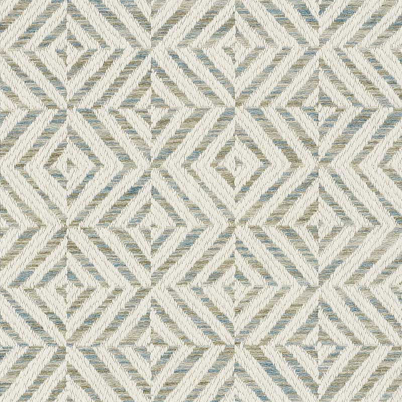 Jubilee Sky 72150 by Schumacher Designer Fabric ESSENTIALS: MID-SCALE UPHOLSTERY VISCOSE 49% COTTON 25% UNITED STATES OF AMERICA MARTINDALE 23,000 </p><p>Repeat: Horizontal: 2 3/8" (6CM) and Vertical: 3 1/2" (9CM) 55 - Swanky Fabrics -
