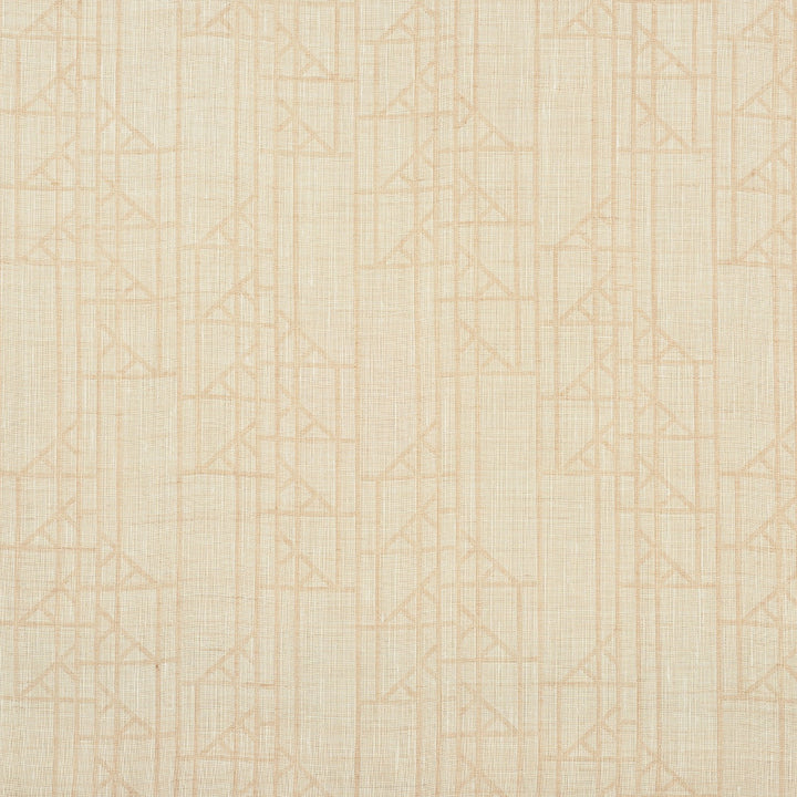 Frances Little Sheer Sand 72181 by Schumacher Fabric Applied-Architecture 51% Linen, 49% Polyester - Horizontal: 8.25 and Vertical: 10 116 - Fabric Carolina -