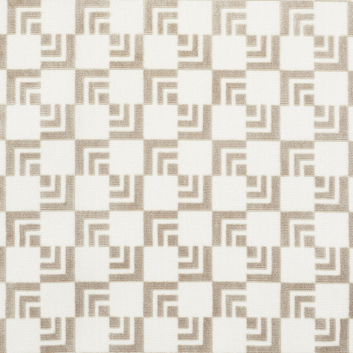 Imperial Hotel Velvet Sand 72202 by Schumacher Fabric Applied-Architecture 50% Cotton, 50% Viscose Martindale 60,000 Horizontal: 2.75 and Vertical: 2.75 55 - Fabric Carolina -