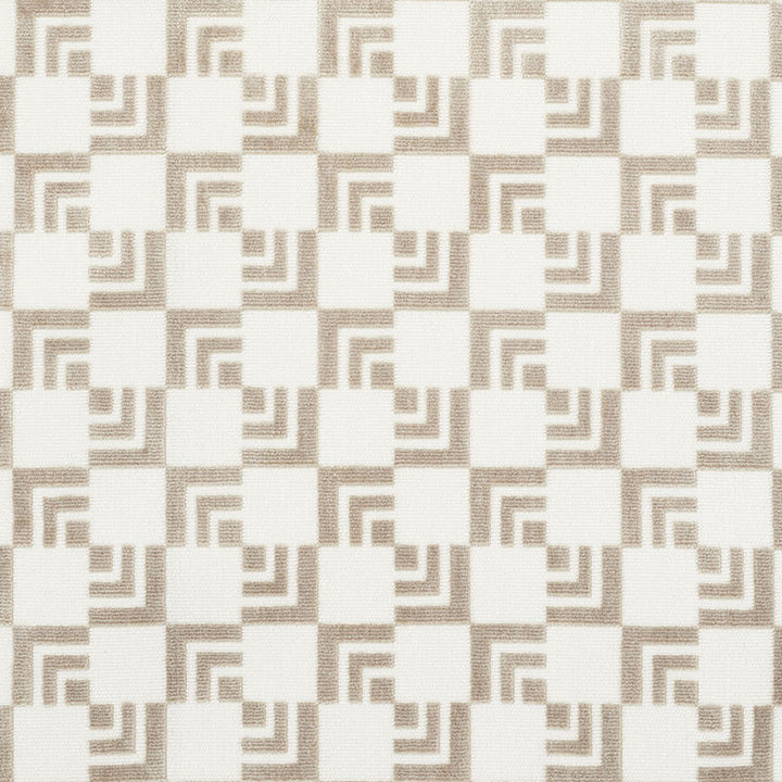Imperial Hotel Velvet Sand 72202 by Schumacher Fabric APPLIED ARCHITECTURE See Sample INDIA - </p><p>Repeat: Horizontal: 2 3/4" (7CM) and Vertical: 2 3/4" (7CM) 55" (140CM) - Fabric Carolina -