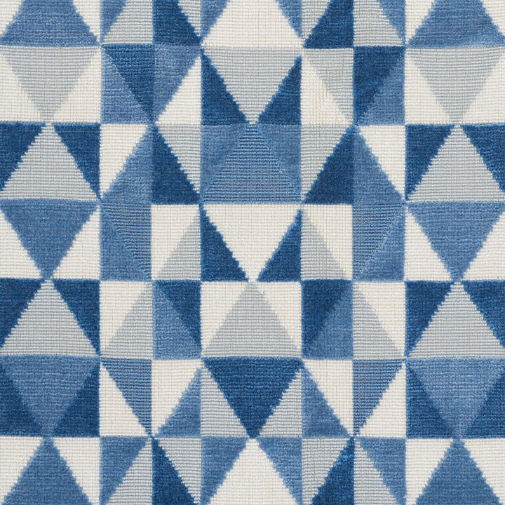 Design 706 Blues 72220 by Schumacher Fabric APPLIED ARCHITECTURE See Sample INDIA - </p><p>Repeat: Horizontal: 9" (23CM) and Vertical: 9 1/2" (24CM) 54 3/8" (138CM) - Fabric Carolina -
