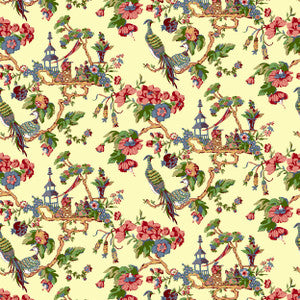 7224-3 Oriental Sage by Bassett Mcnab Fabric