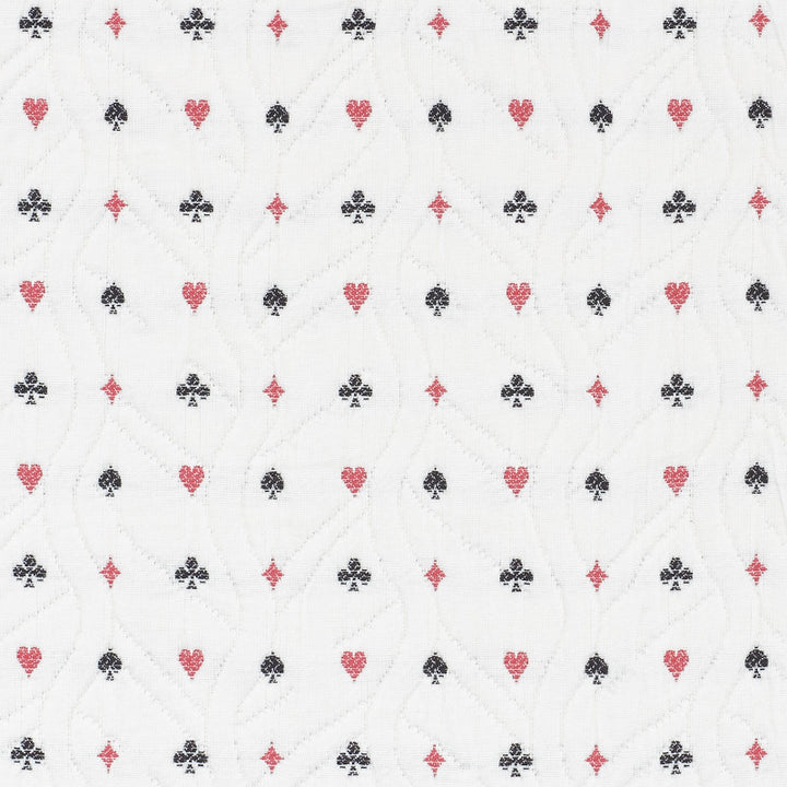 Le Joueur Rouge Et Noir 72270 by Schumacher Fabric French-Revolution 100% Cotton Martindale 7,000 Horizontal: 1.75 and Vertical: 2 54 - Fabric Carolina -