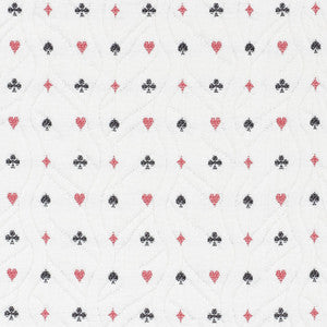 Le Joueur Rouge Et Noir 72270 by Schumacher Fabric