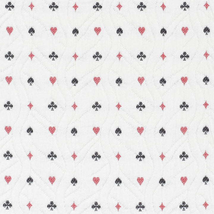 Le Joueur Rouge Et Noir 72270 by Schumacher Designer Fabric FRENCH REVOLUTION COTTON 100% ITALY MARTINDALE 7,000 </p><p>Repeat: Horizontal: 1 3/4" (4CM) and Vertical: 2" (5CM) 54 - Swanky Fabrics -